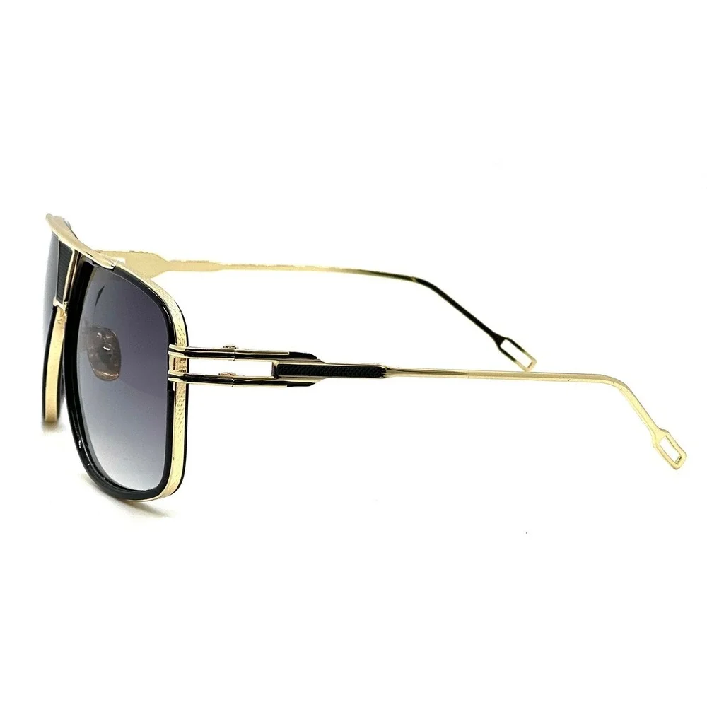 Men's Sunglasses Classic Gazelle Swag Square Gold Metal UV400‎ Protection Lentes